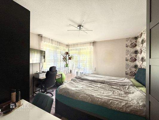 Schlafzimmer ins Grüne