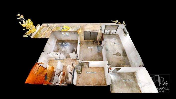 EG - Schematischer Grundriss - 3D