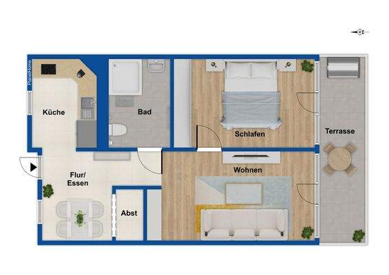 Grundriss Erdgeschoss