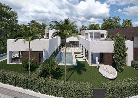 Stylish Villa with Private Pool & Solarium in Los Alcázares