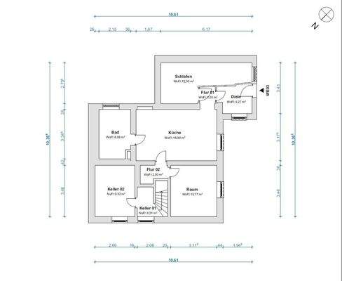 Grundriss Kellergeschoss