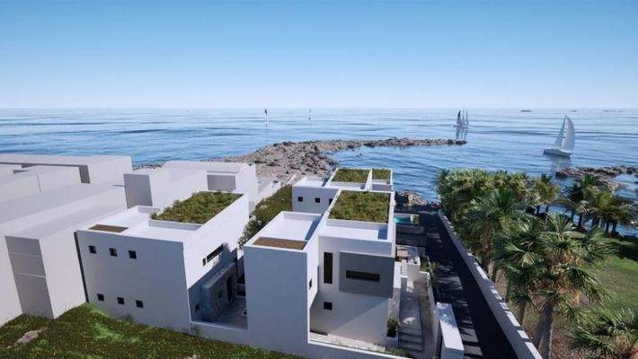 Kreta, Sisi: Neubau-Projekt! Moderne Villa mit Meerblick zu verkaufen