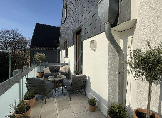 Balkon Hauptwohnung  - KI