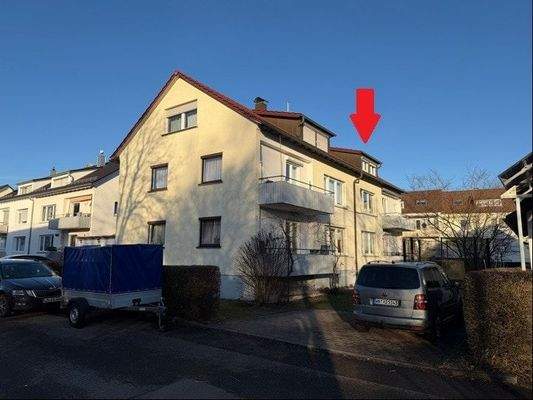 Straßenansicht Richtung Stadtmitte