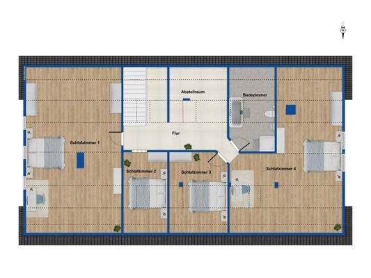 Grundriss Dachgeschoss