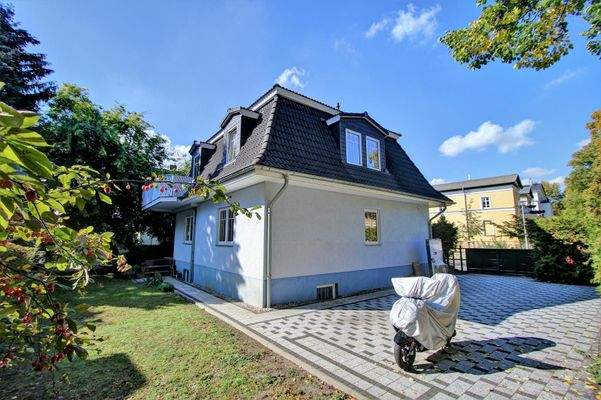 Stellplätze und Garten