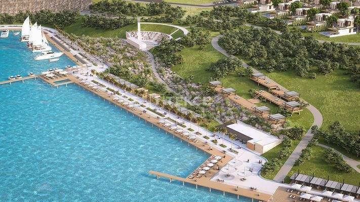 Seafront Flats for Sale in a Developed Complex in Tatlısu