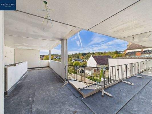 Ansicht des Zuganges im OG 2