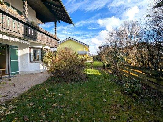 Garten südlich der Wohnung