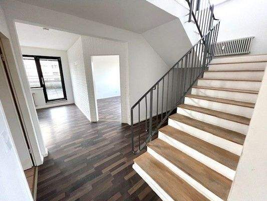 Helles Treppenhaus Interieur