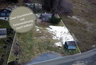 Grundstück mit Ferienhauswidmung in den Alpen