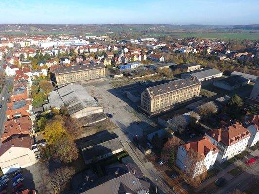 Luftbild 2022 ehm. Bebauung