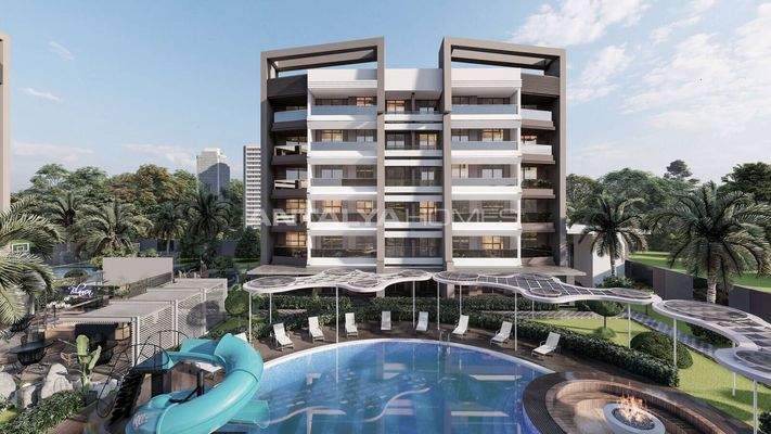 Flats with a Pool in Altıntaş Near the Airport