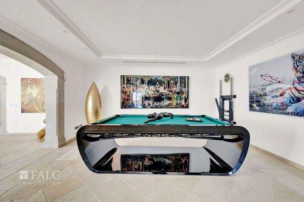 Billard im Wohnbereich