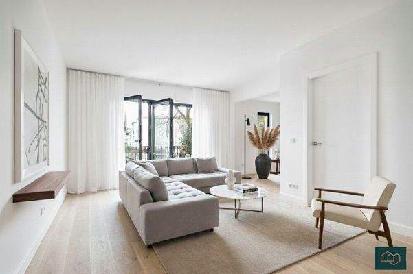 Offenes Wohnzimmer, Visualisierung mit KI