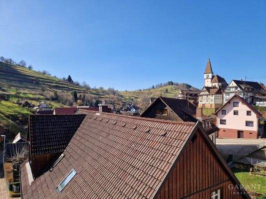 Blick vom DG auf die Umgebung