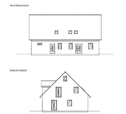 Nord-West- &amp; Nord-Ost-Ansicht - Beispiel