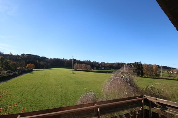 Ausblick vom Balkon