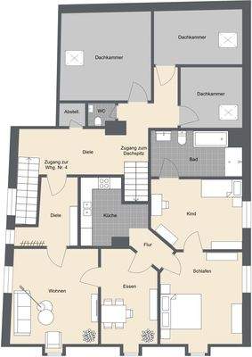 Grundriss Dachgeschoss