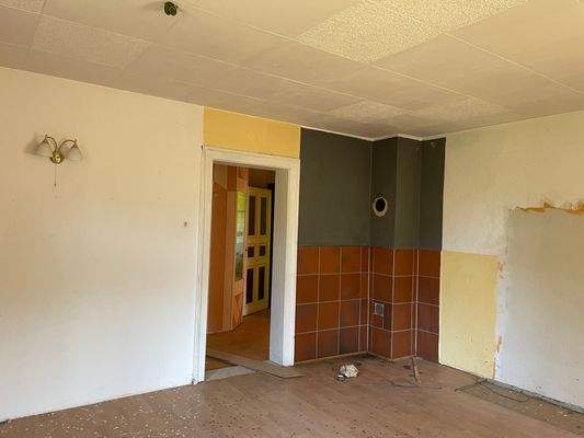 Kaminanschluss im Wohnzimmer OG