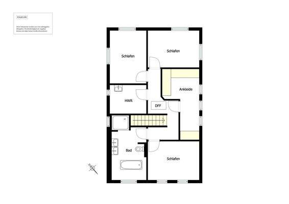 Grundriss Obergeschoss