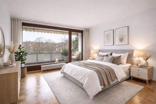 Visualisierung Schlafzimmer