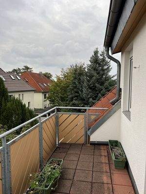 Blick vom Balkon