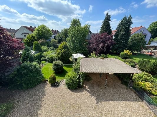 Ausblick in den Garten