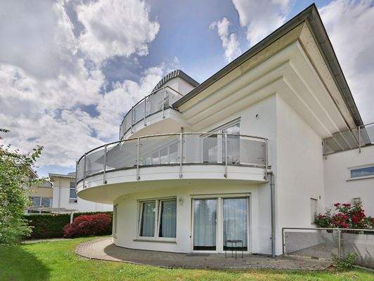 Hausansicht vom Garten