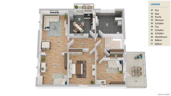 Grundriss Obergeschoss