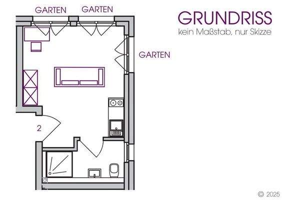 Grundriss Wohnung 2