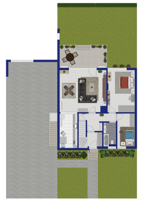 Grundriss Grundstück