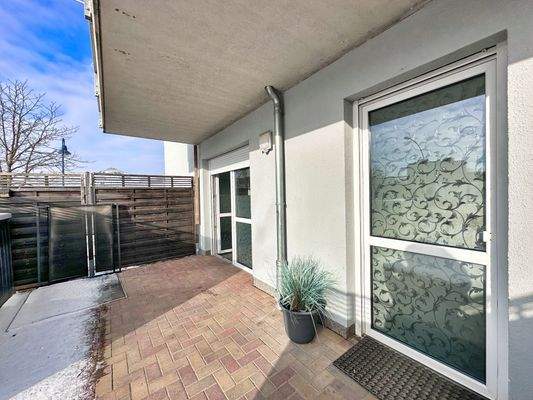 Terrasse, sonnenausgerichtet