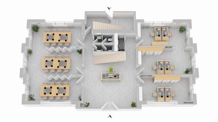 EG mit Besprechnungsräumen