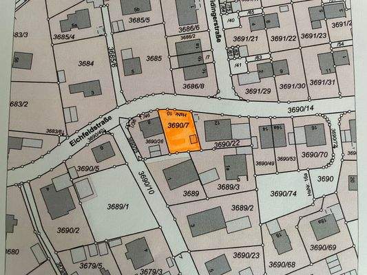 Lageplan Grundstück