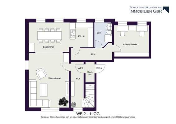 Gebäude 1, WE 2 - 1. OG