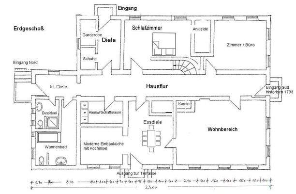 Grundriss Erdgeschoß