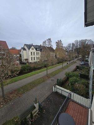 Blick aus dem Wohnbereich