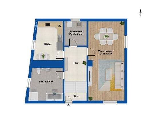 Grundriss - Erdgeschoss