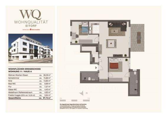 Grundriss Haus A Wohnung 11