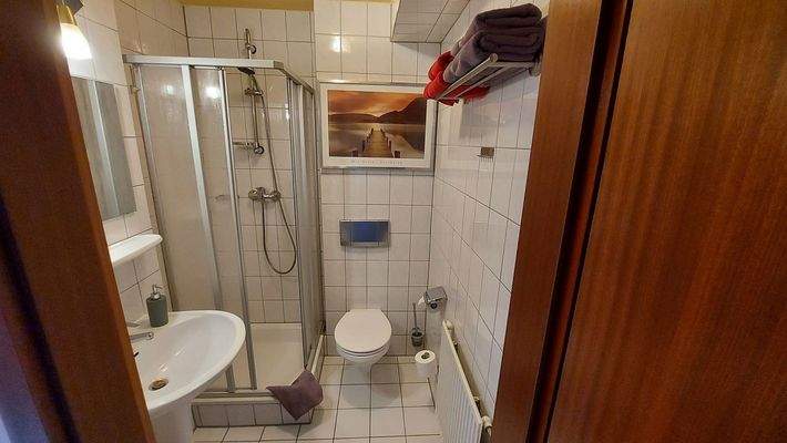 Blick in ein Badezimmer