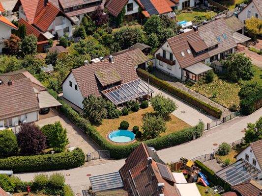 Gebäudeansicht Vogelperspektive