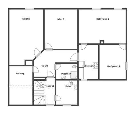 Grundriss Skizze 1.UG