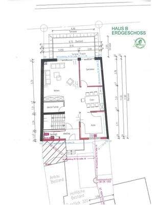 Haus B Erdgeschoss Grundriss