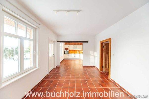 Essbereich mit Terrassenzugang