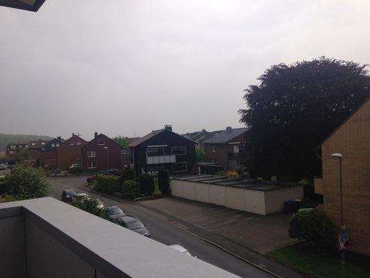 Blick vom Balkon