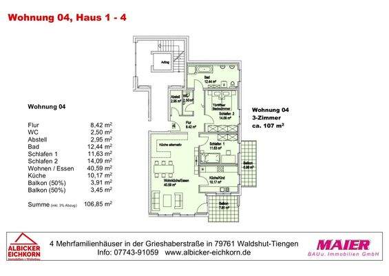 Haus 3: Wohnung 4 Obergeschoss