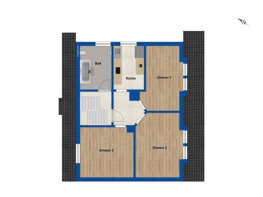 Grundriss Dachgeschoss