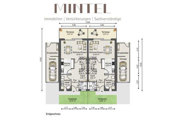 Erdgeschoss Haus 9   rechts