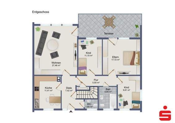 Grundriss Erdgeschoss